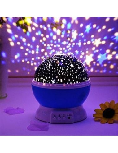 Proiector rotativ cu stele si luna -...