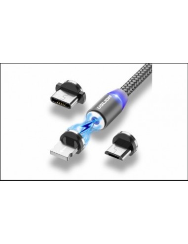 Cablu de incarcare magnetic cu LED...