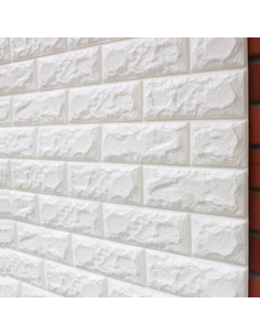 Tapet 3D caramizi albe,... 2