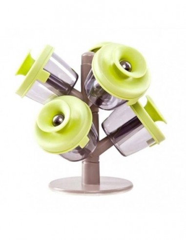 Suport cu 6 recipiente cu inchidere...