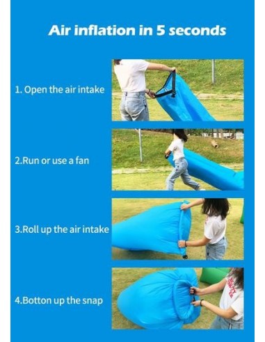 Set 2 x Saltea gonflabila Lazy Bag...