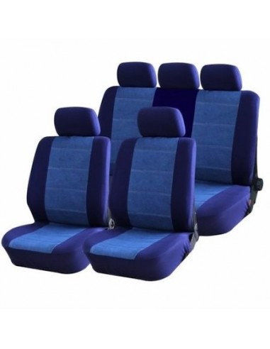 Huse Scaune Auto Blue Jeans 9 bucati